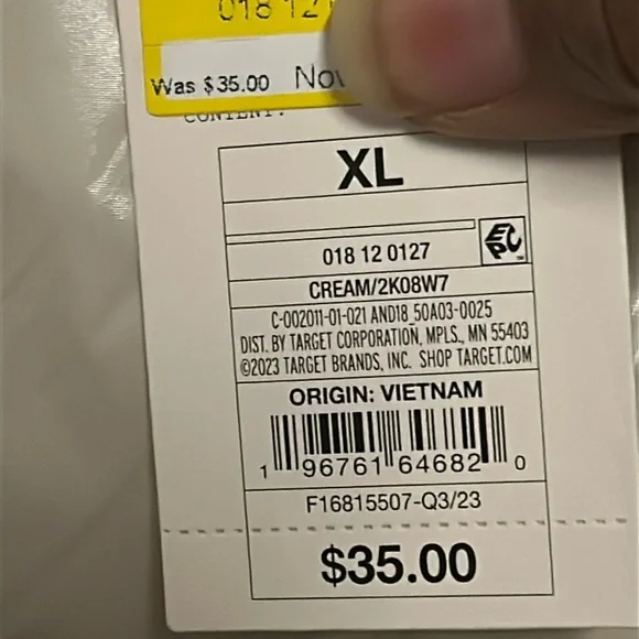 NWT Cream Puffer Jacket - Picture 4 of 11